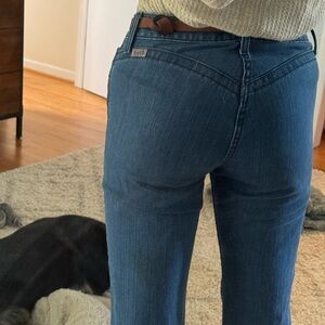 Cruel denim. Vintage style bareback jeans